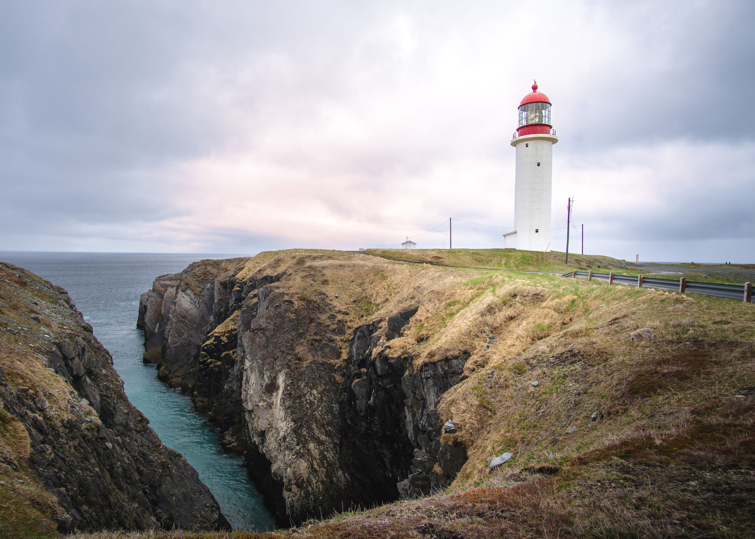Cape Race lighthouse near Mistaken Point on the Irish Loop, Newfoundland